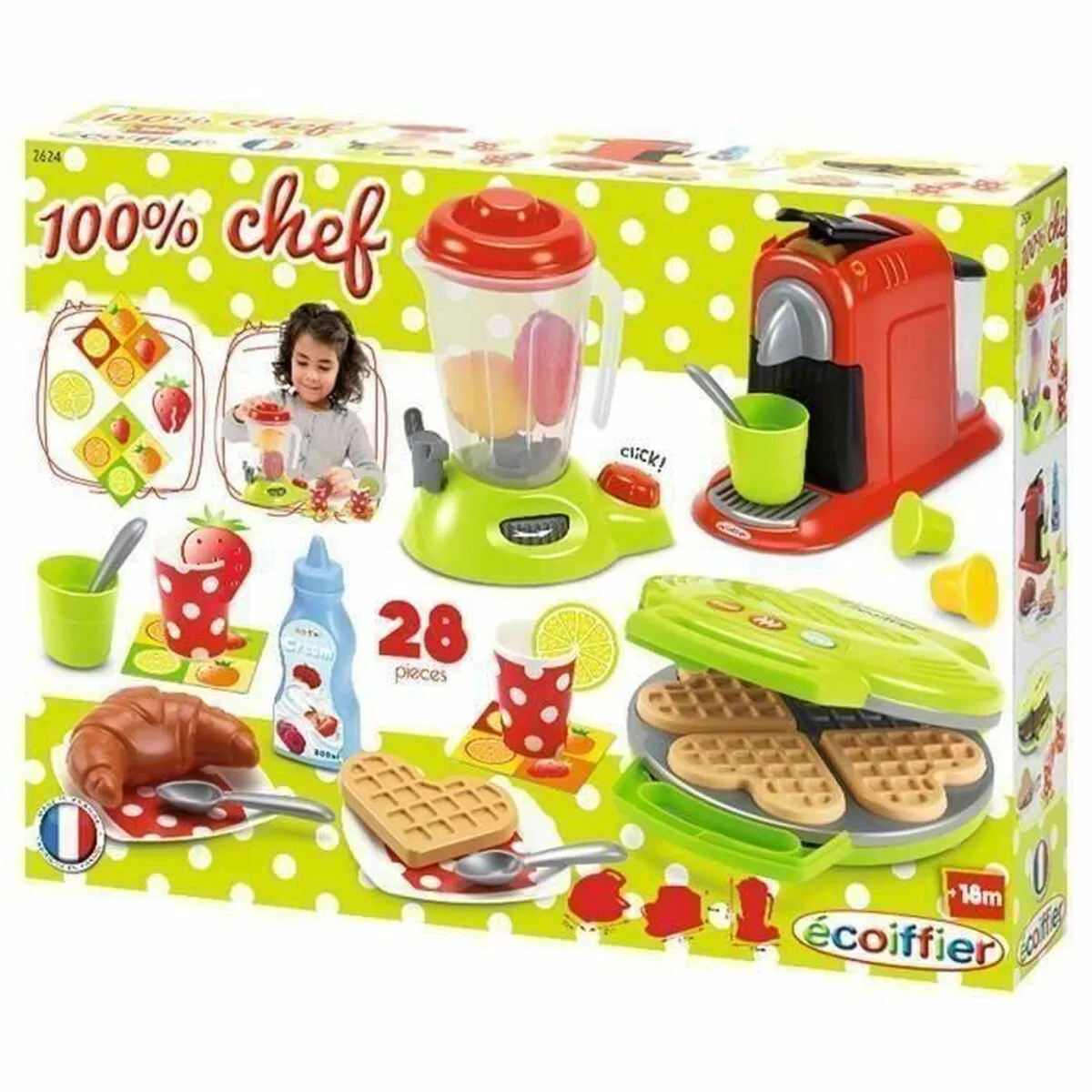 Set di Utensili da Cucina Ecoiffier 100 % Chef