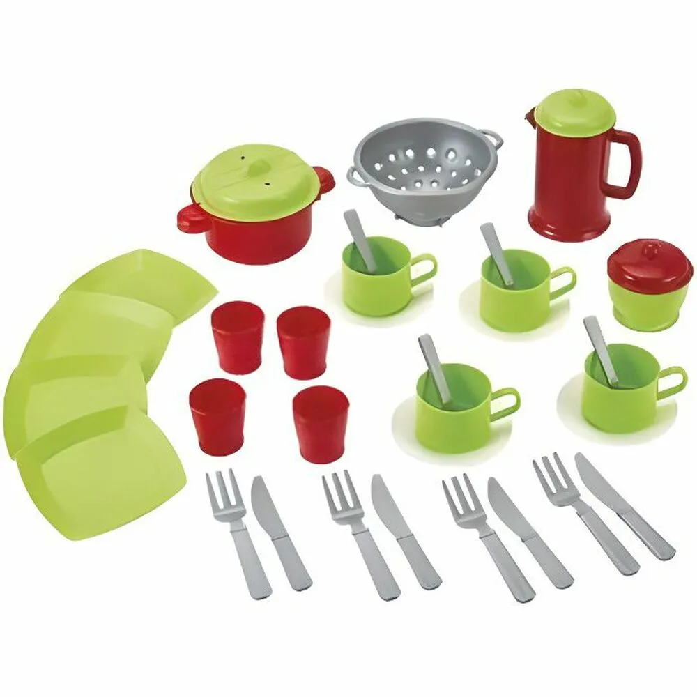 Set di Stoviglie Ecoiffier Bag Dinette Bubble Book Giocattolo