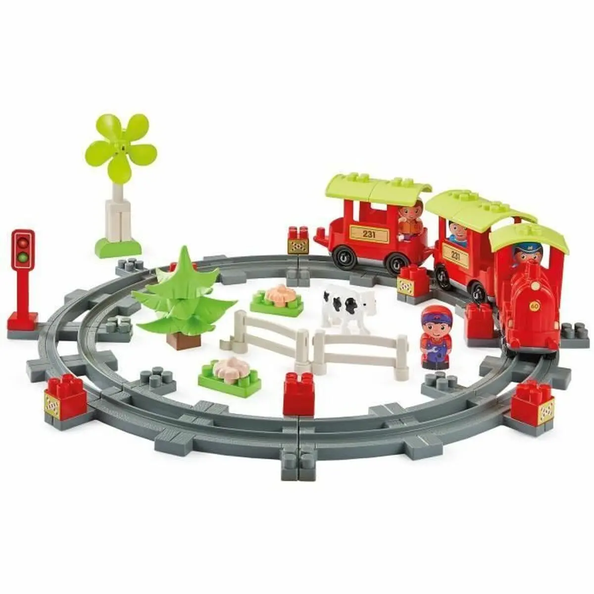 Set di Costruzioni Ecoiffier TRAIN DE CAMPAGNE