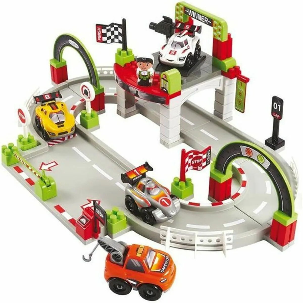 Playset Ecoiffier Grand prix circuit: Abrick 5 Pezzi