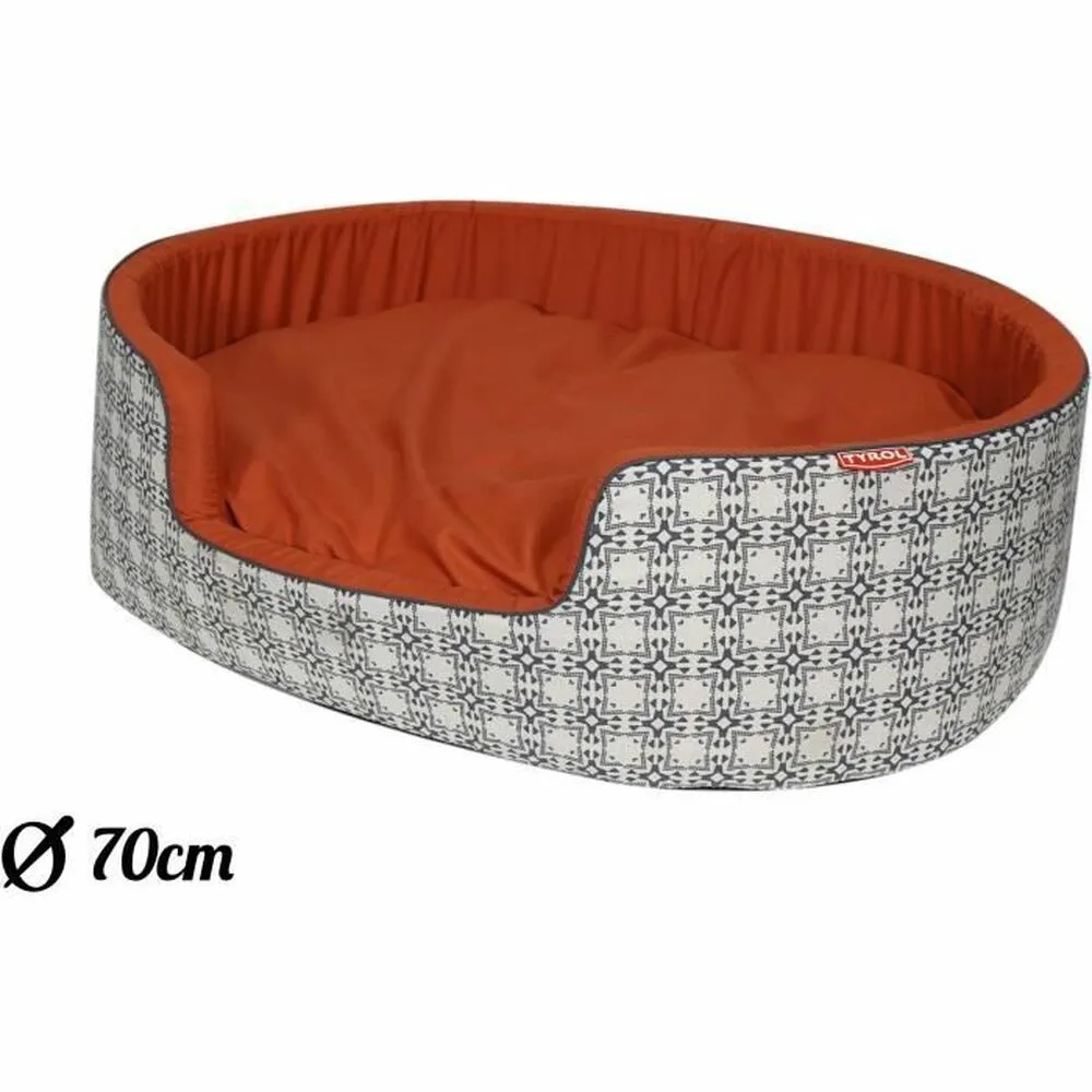 Letto per Cani Tyrol Arancio M 70 x 60 x 23 cm