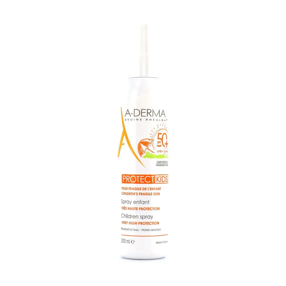 Spray solare per bambini A-Derma Protect Kids SPF 50+ (200 ml)