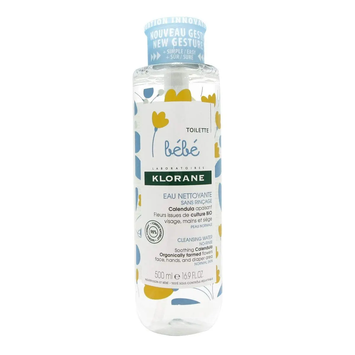 Acqua Detergente senza Risciacquo per Bambini Klorane Baby 500 ml