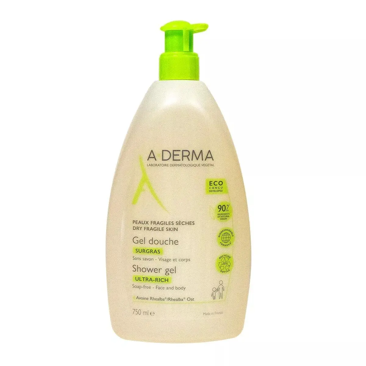 Gel Doccia Aderma Ultra Rich 750 ml