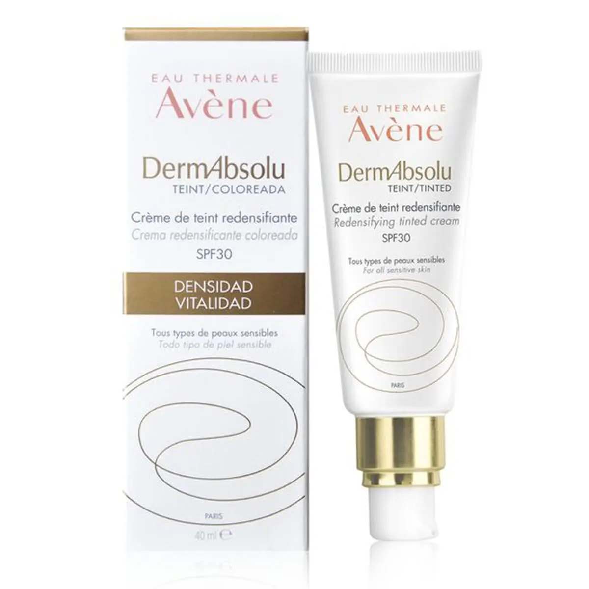 Crema Idratante con Colore Avene Dermabsolu Teint Spf 30