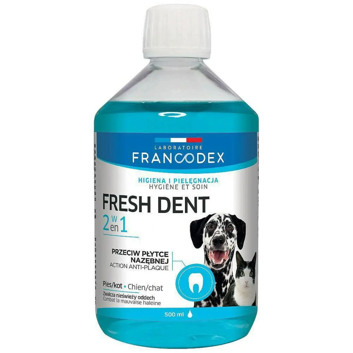 Colluttorio Francodex Fresh dent 500 ml Gatto Cane