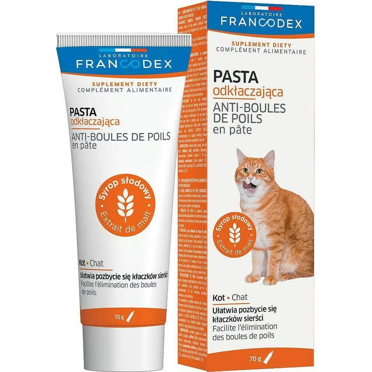 Integratore Alimentare Francodex FR179124 control bolas de pelo 70 g