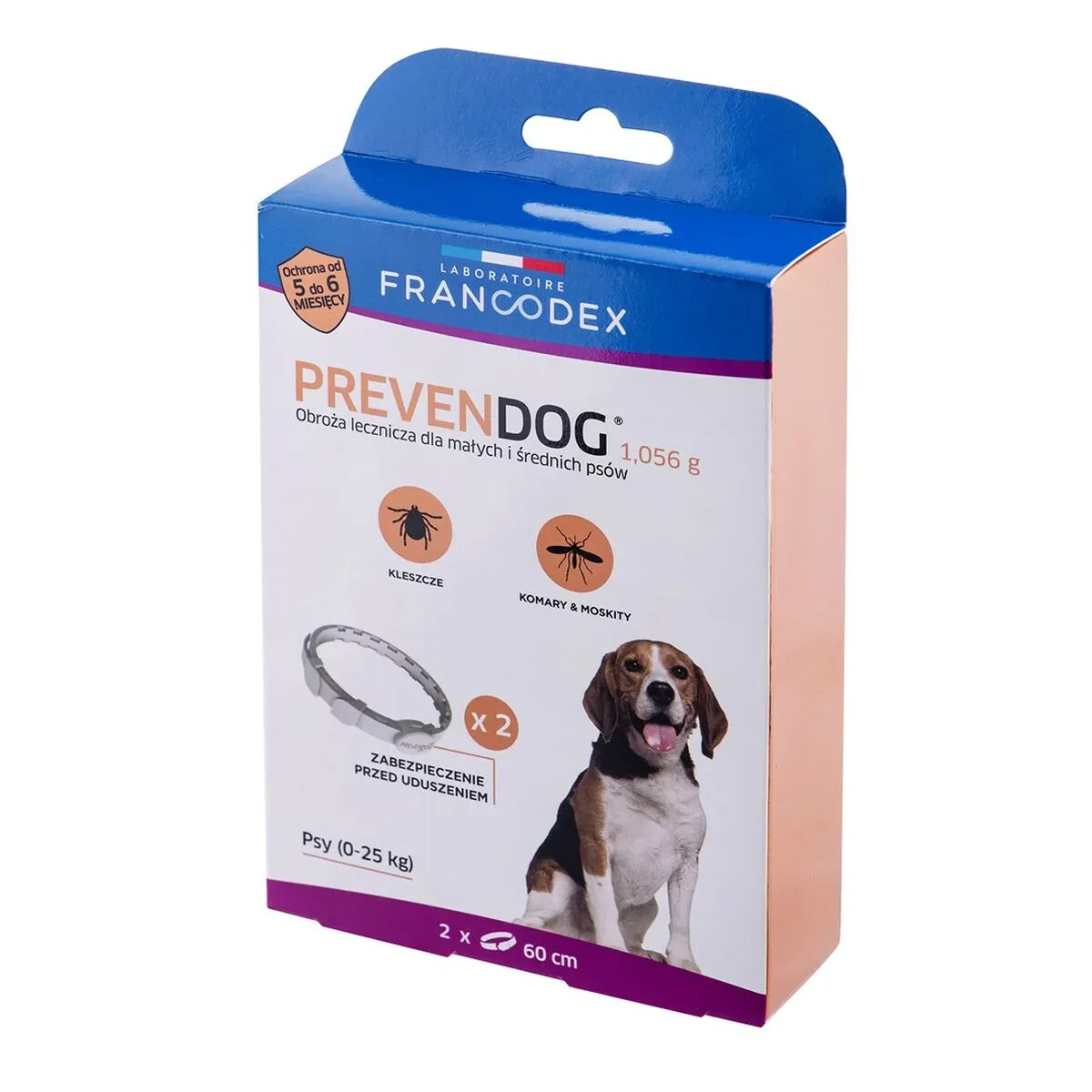 Collare antiparassitario Francodex PrevenDog Zecche 2 Unità