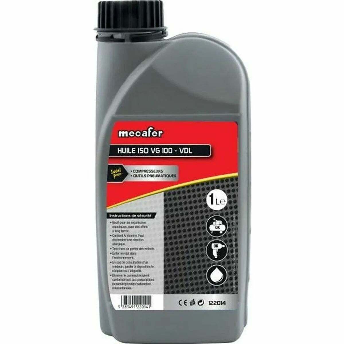 Olio di motore MECAFER 122014 Compressore d'Aria 1 L