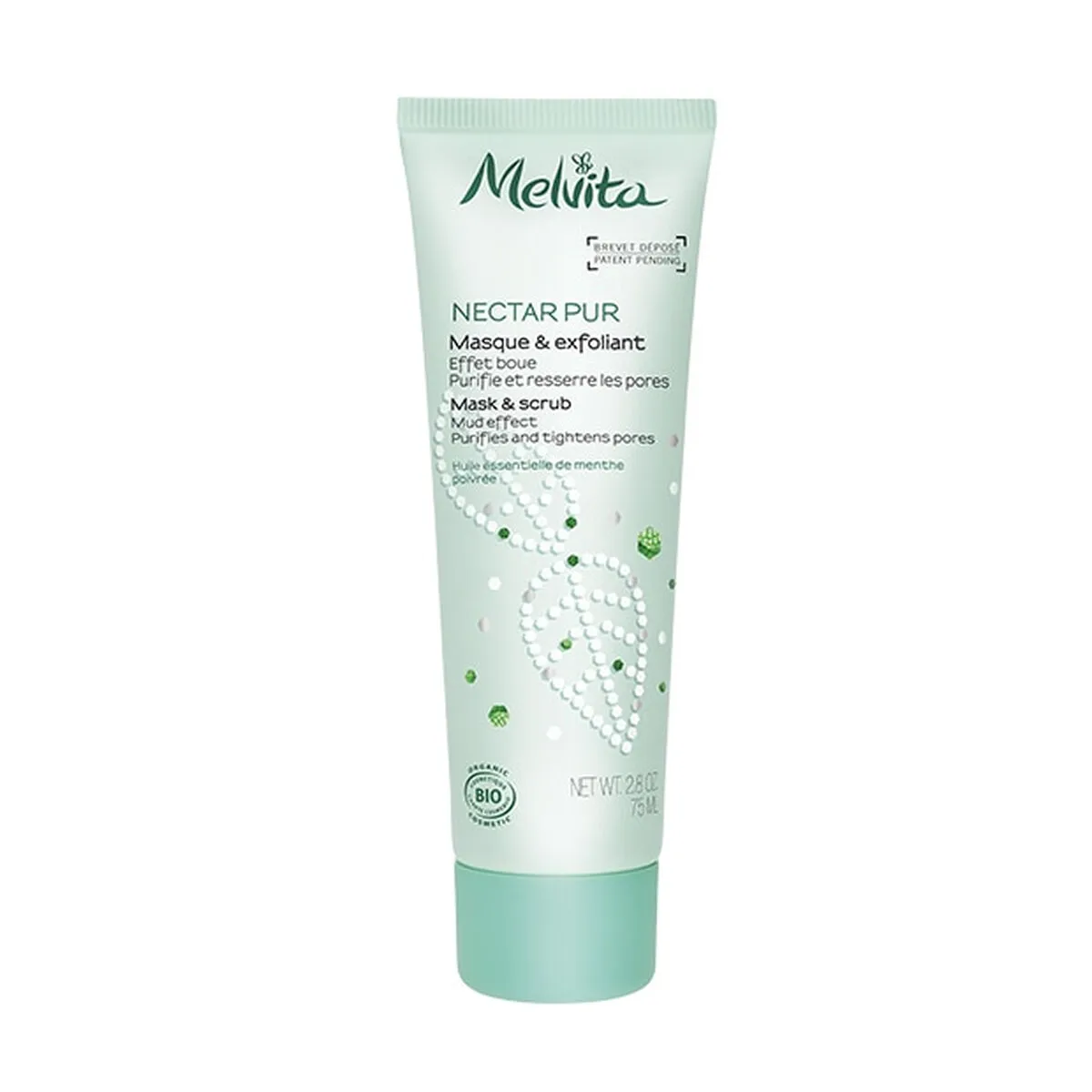 Maschera Esfoliante 2 in 1 Melvita Nectar Puro 75 ml