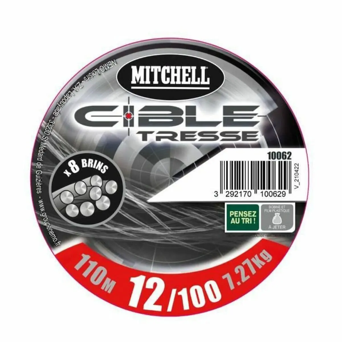 Lenza da pesca MITCHELL 110 mm 0,15 mm 7,27 kg