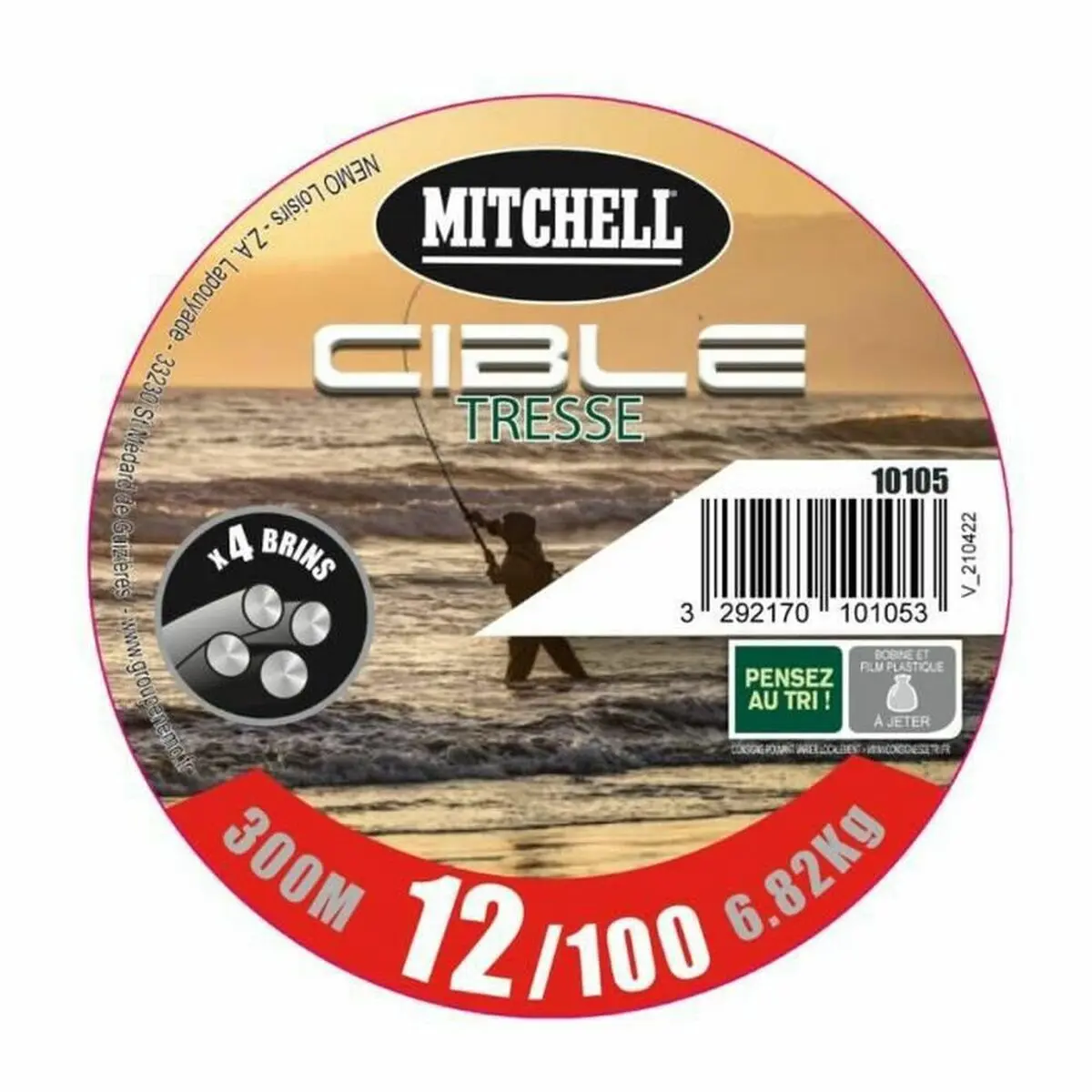 Lenza da pesca MITCHELL 300 m 0,17 mm