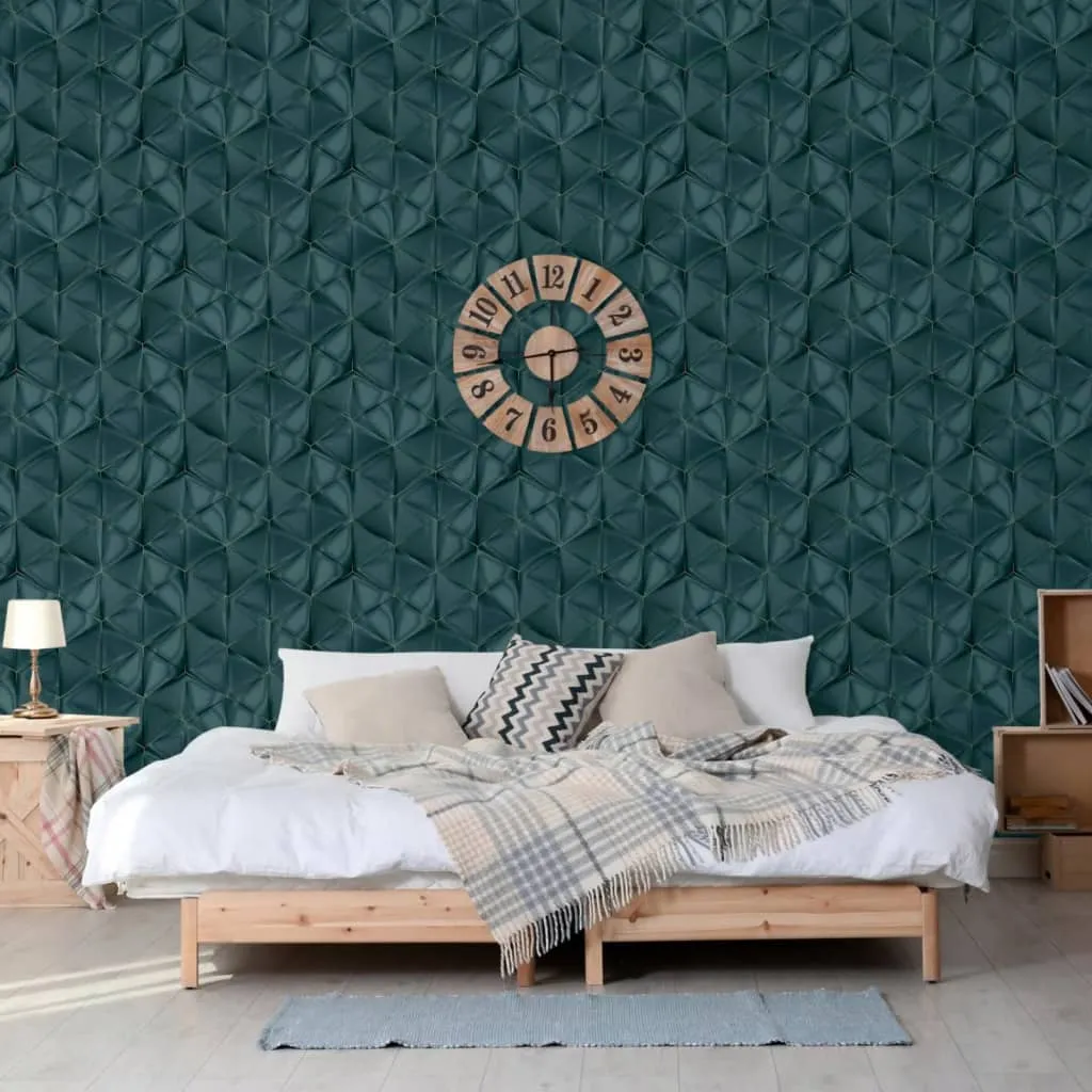 DUTCH WALLCOVERINGS Carta da Parati Onyx Verde