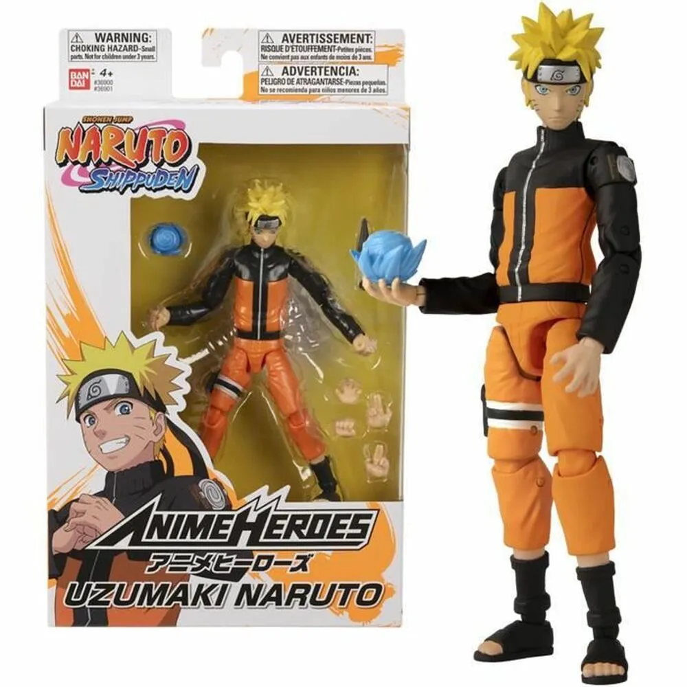 Statuetta Articolata Naruto Uzumaki - Anime Heroes 17 cm