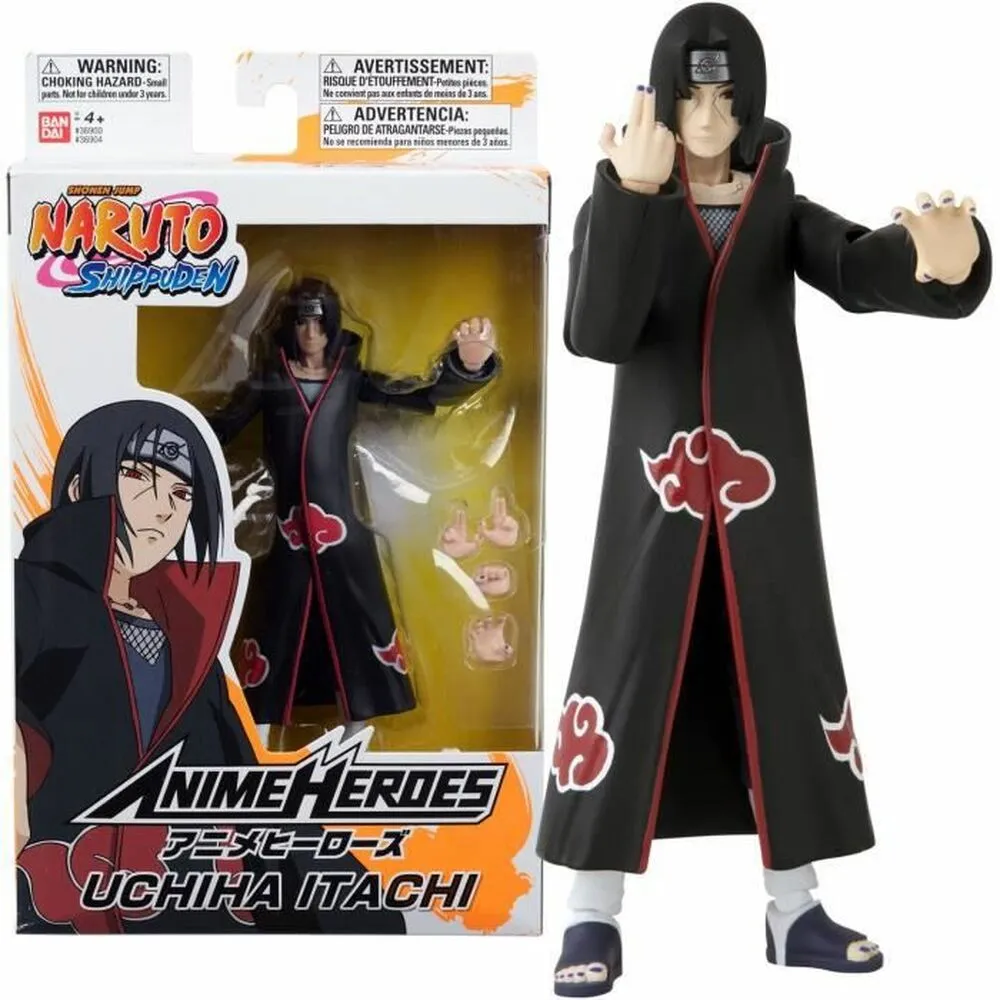 Statuetta Articolata Naruto Anime Heroes - Naruto: Uchiha Itachi 17 cm