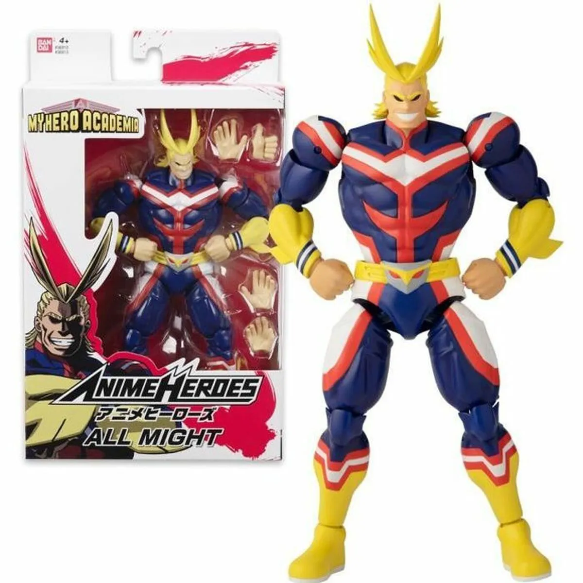 Statuetta Articolata My Hero Academia Anime Heroes: All Might 17 cm