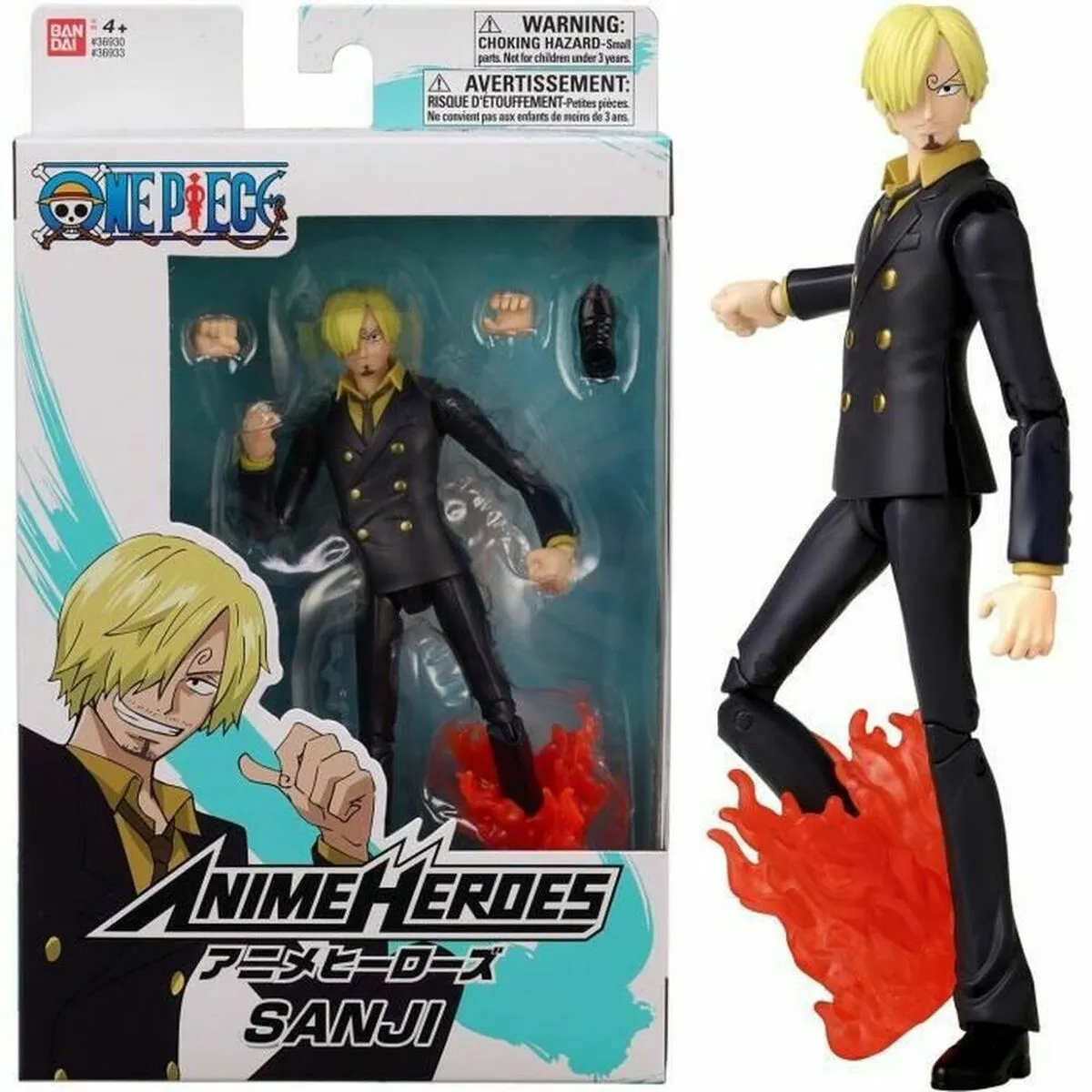 Personaggi d'Azione Bandai Sanji 17 cm