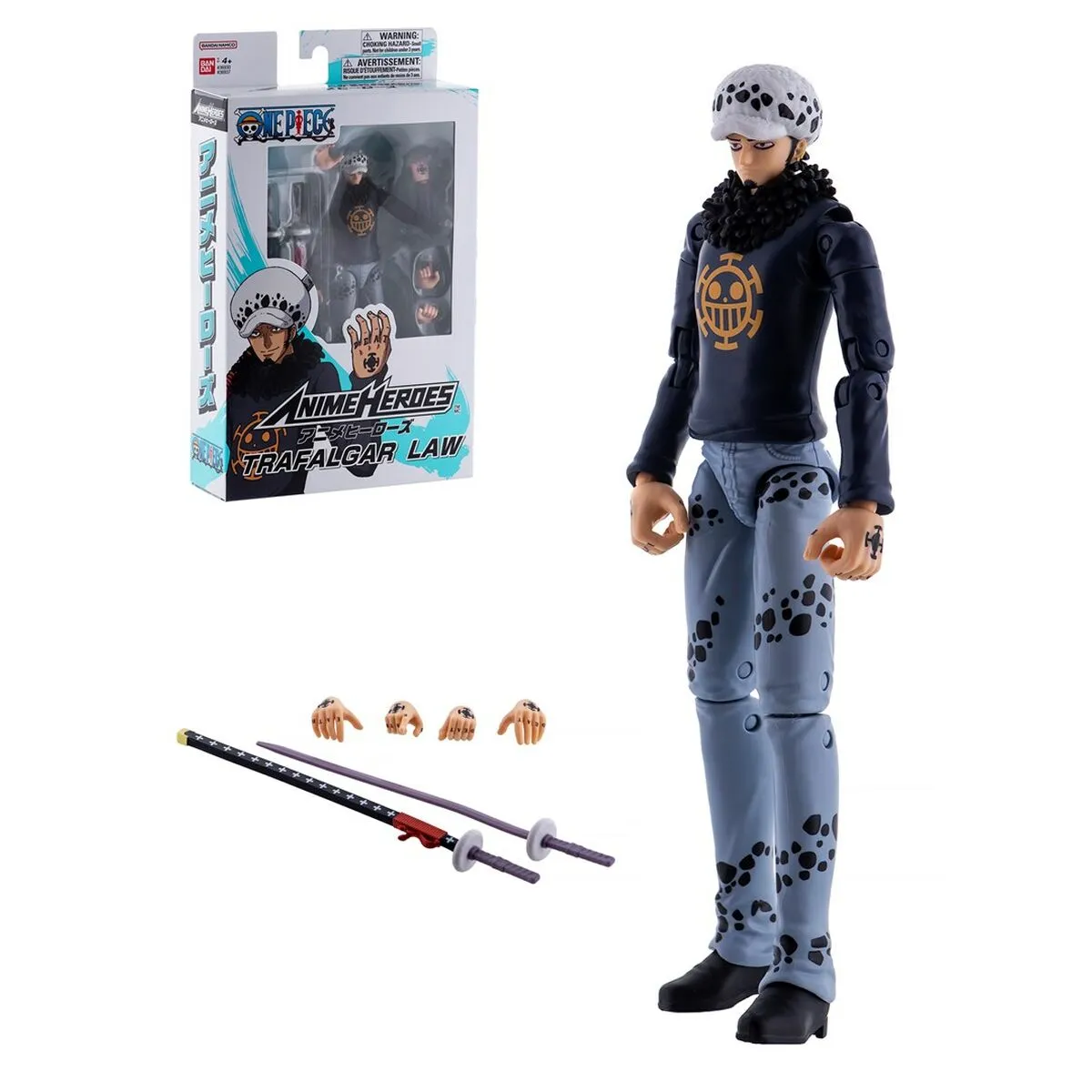 Statuina da Collezione Bandai TRAFALGAR LAW One Piece