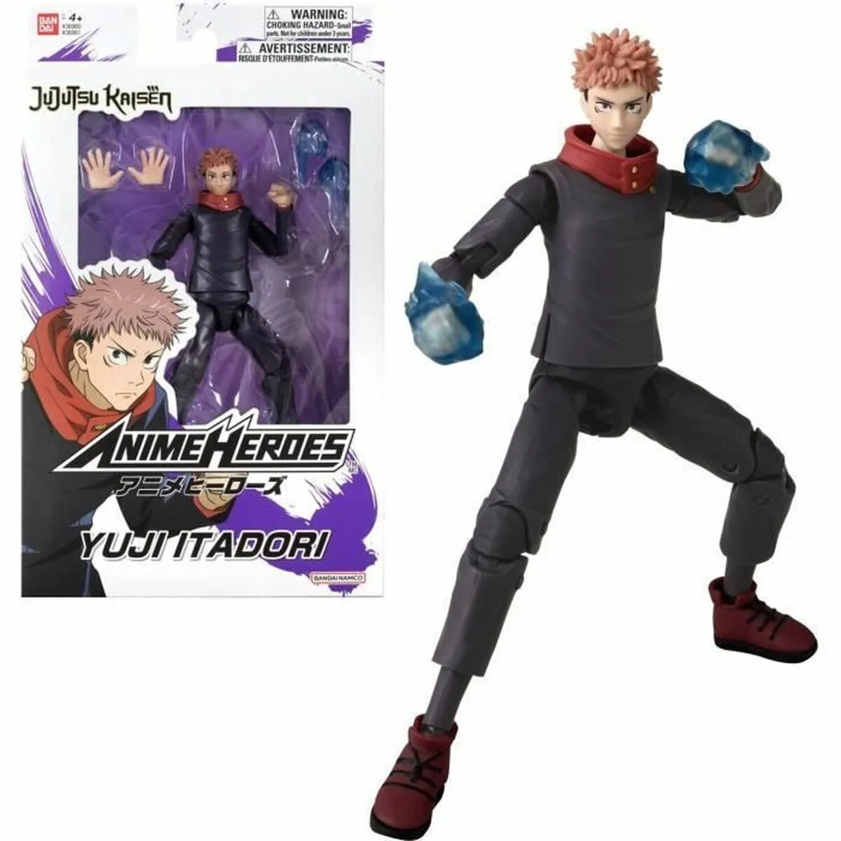 Personaggi d'Azione Bandai Jujutsu Kaisen - Anime Heroes: Yuji Itadori 17 cm