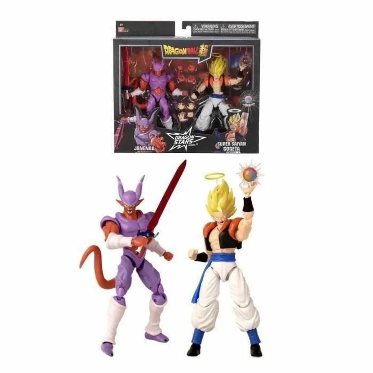 Personaggi d'Azione Dragon Ball Dragon Ball Super -  Battle Pack - Super Saiyan Gogeta vs Janenba - 37167 17 cm