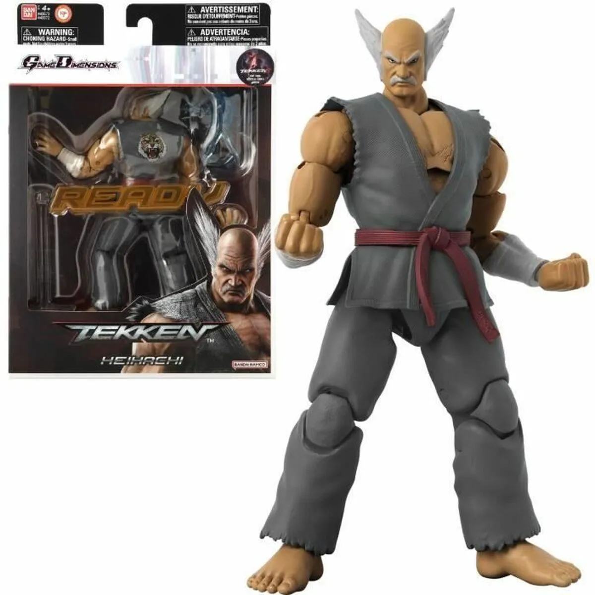 Statuina da Collezione Bandai Game Dimensions Tekken Heihachi Mishima 17 cm PVC