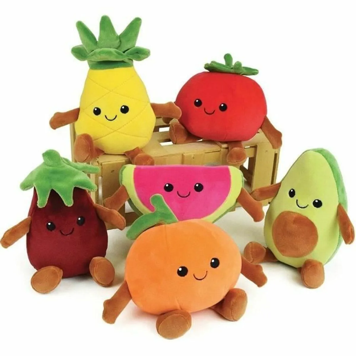 Peluche Jemini Frutta Multicolore