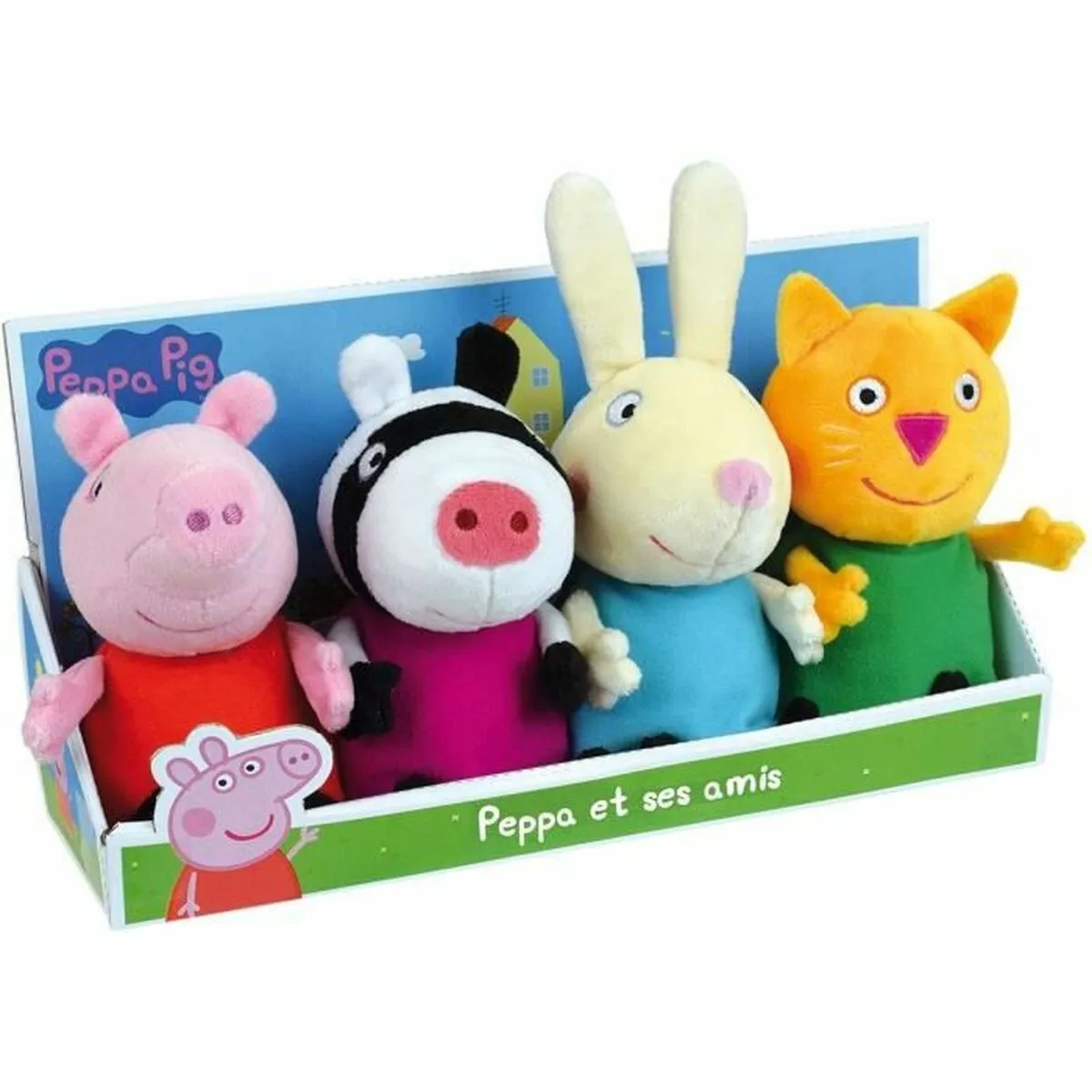 Peluche Jemini Peppa Pig Set 4 Unità