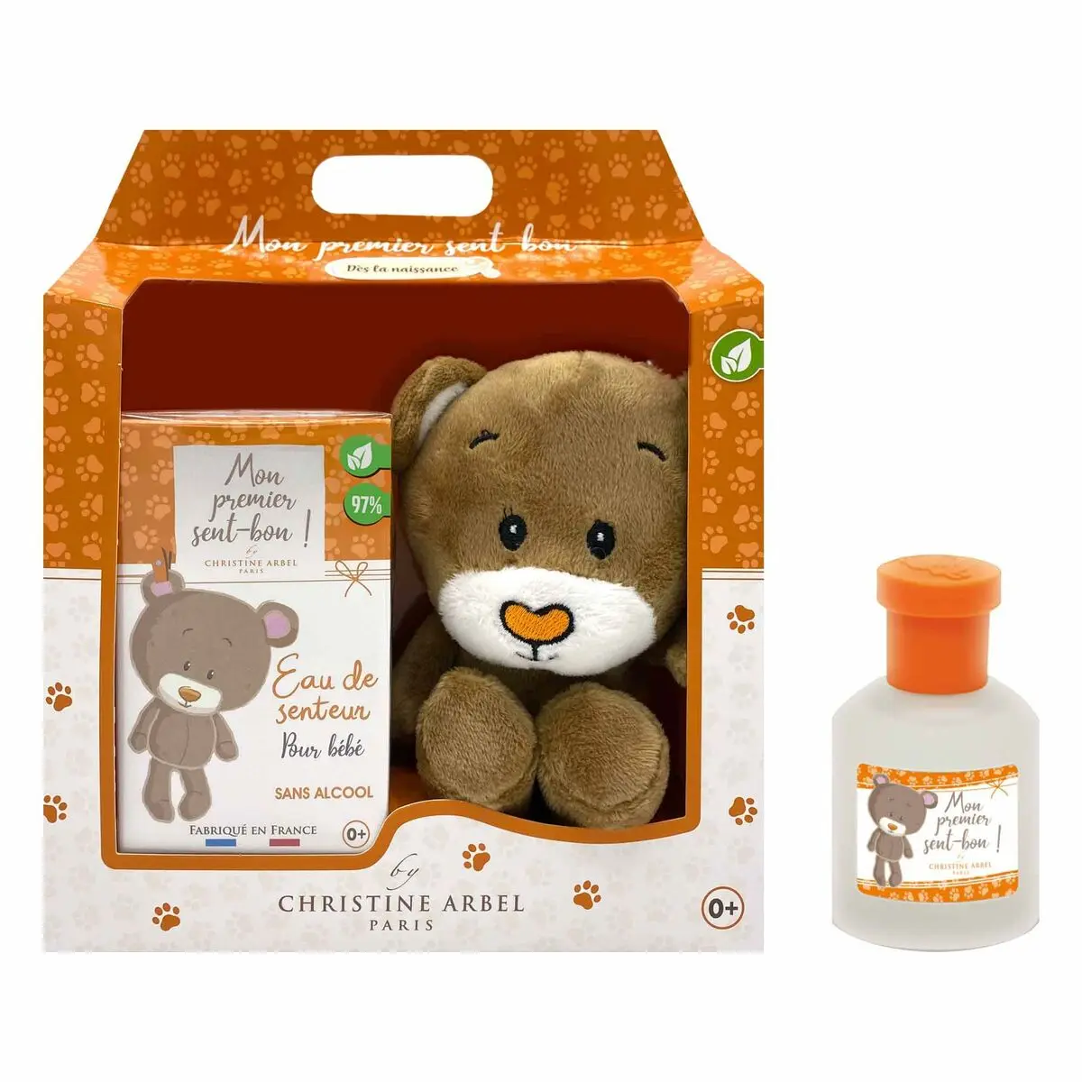 Profumo per Bambini Christine Arbel Mon Premier Sent Bon 50+Oso 50 ml 2 Pezzi