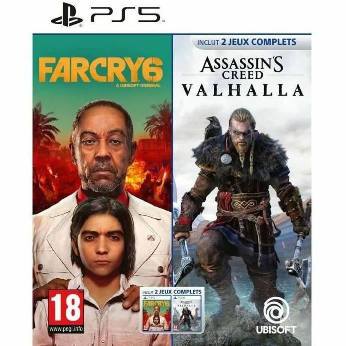 Videogioco PlayStation 5 Ubisoft Assassin's Creed Valhalla + Far Cry 6