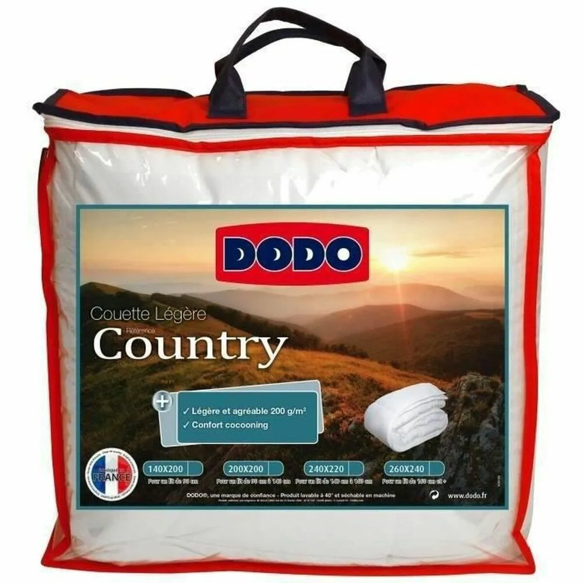 Piumino DODO Country Bianco 240 x 260 cm