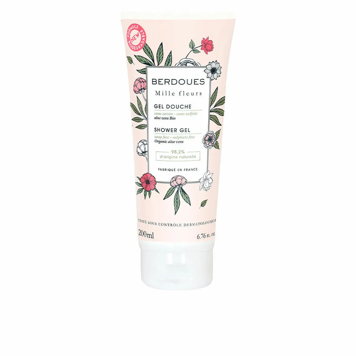 Gel Doccia Berdoues Mille Fleurs Aloe Vera (200 ml)