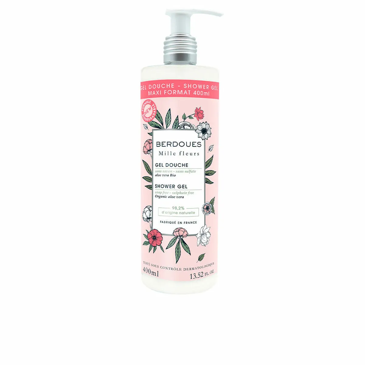 Gel Doccia Berdoues Mille Fleurs Aloe Vera (400 ml)