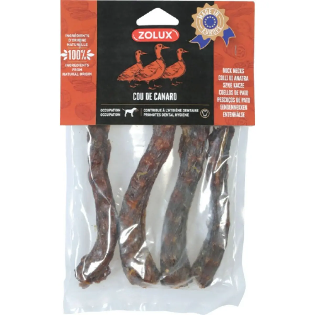 Snack per Cani Zolux Cuello de pato 150 g