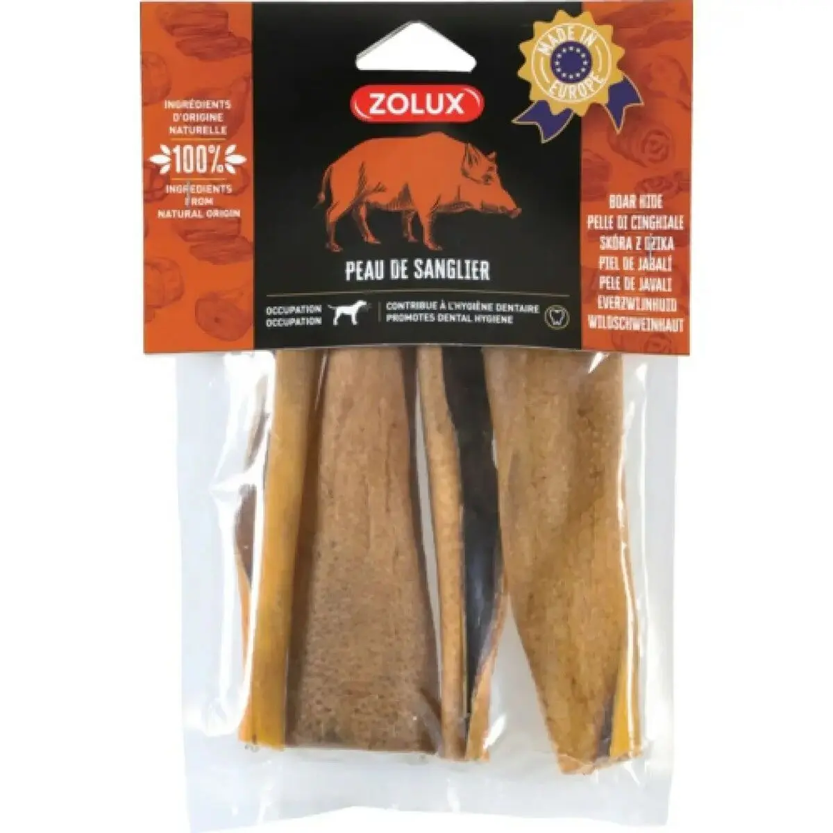 Snack per Cani Zolux Piel de jabalí 100 g