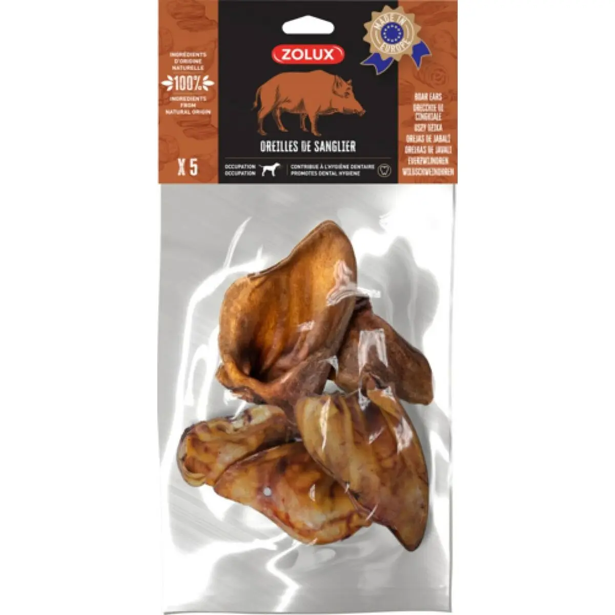 Snack per Cani Zolux Boar Ear