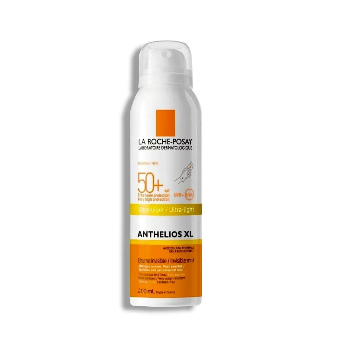 Spuma Solare Protettiva La Roche Posay Anthelios XL Ultra Light SPF 50+ (200 ml)