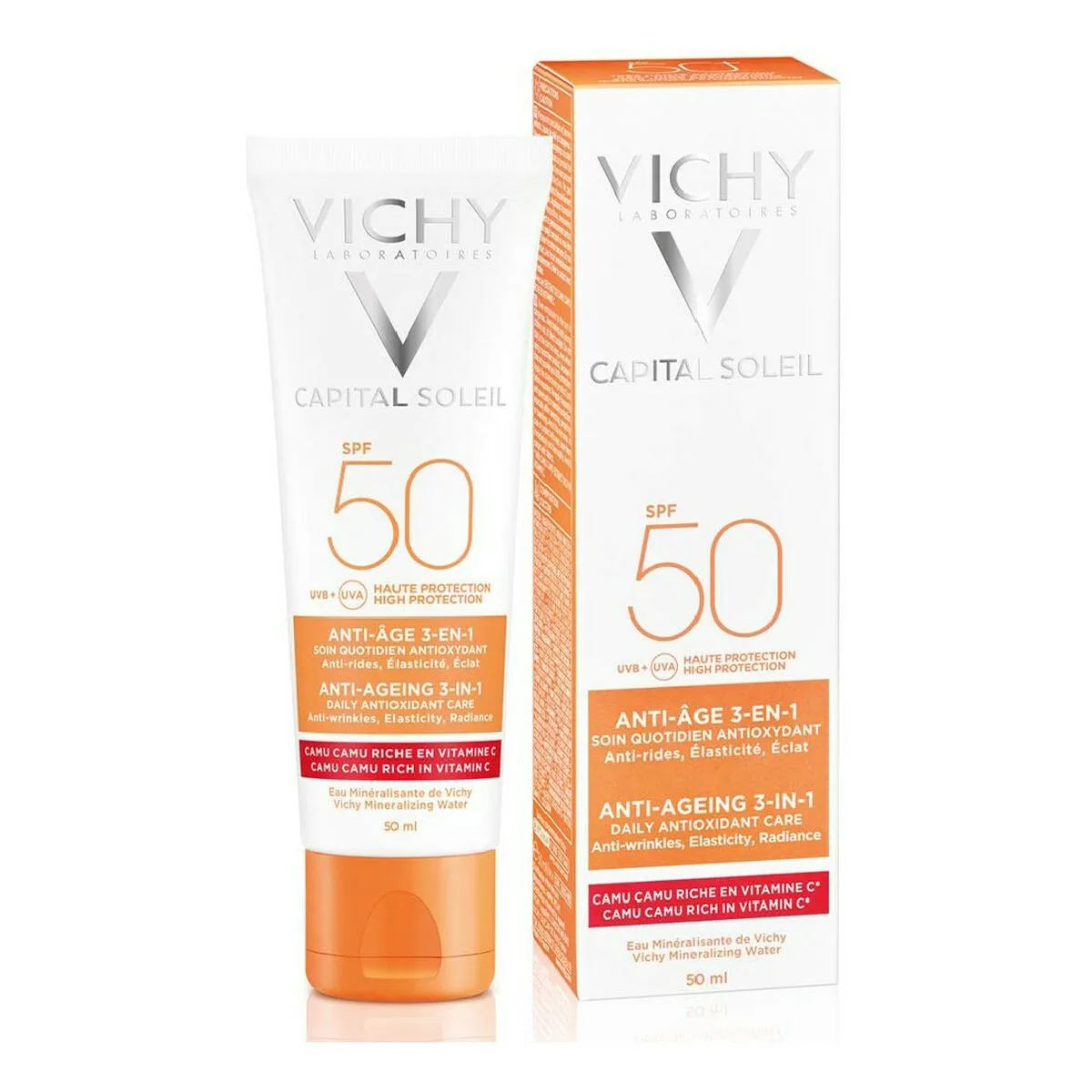 Crema Antietà Capital Soleil Vichy VCH00115 Antiossidante 3 in 1 50 ml