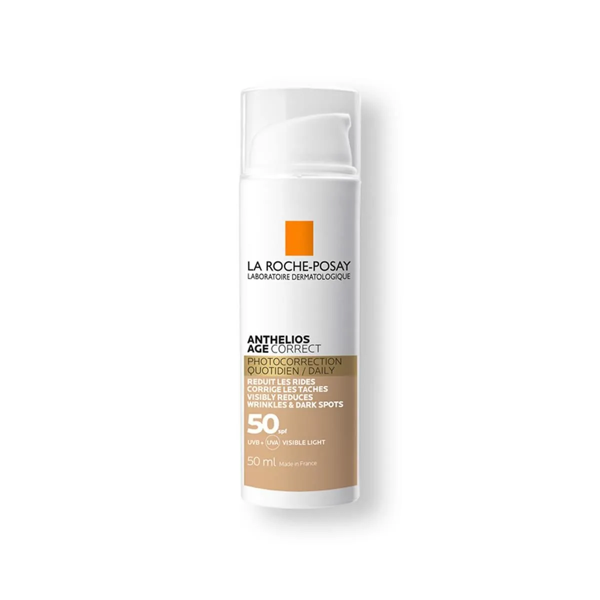 Protezione Solare Colorata La Roche Posay Anthelios Age Correct SPF 50 (50 ml)