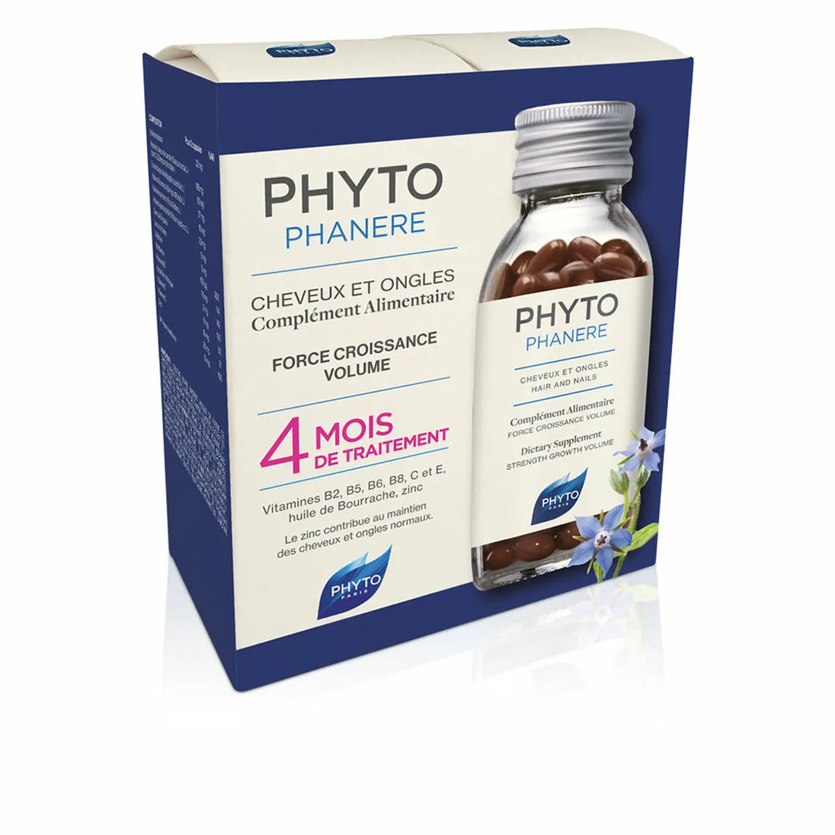 Integratore Alimentare Phyto Paris Phytophanere 2 Pezzi 120 Unità