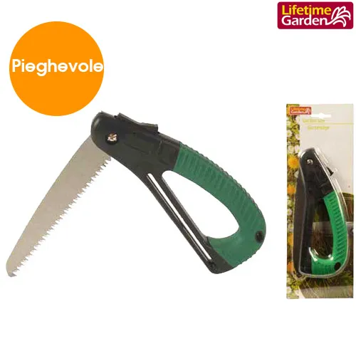 Sega da Giardino Pieghevole 40 cm Seghetto Giardinaggio Rami Lifetime Garden