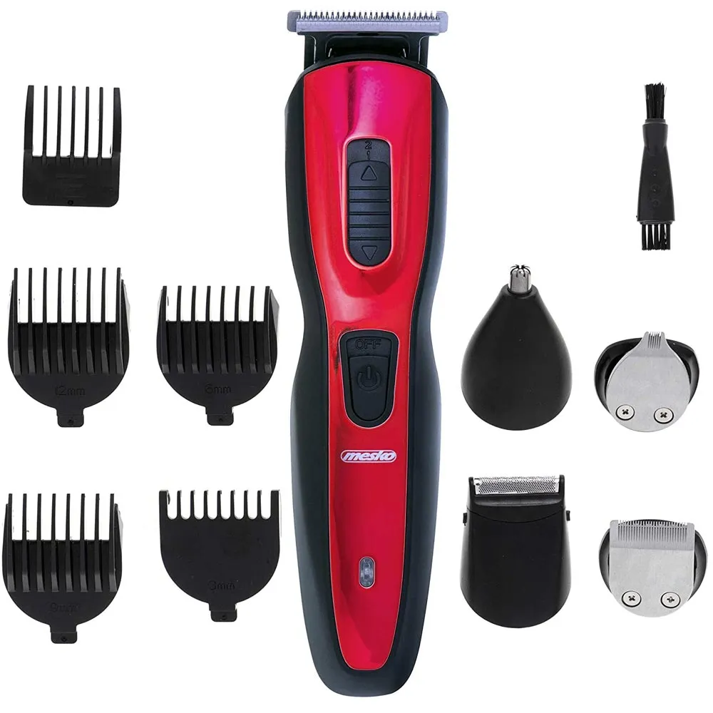 Rasoio Taglia Capelli Elettrico 5in1 Ricaricabile Trimmer Regola Barba Peli Naso