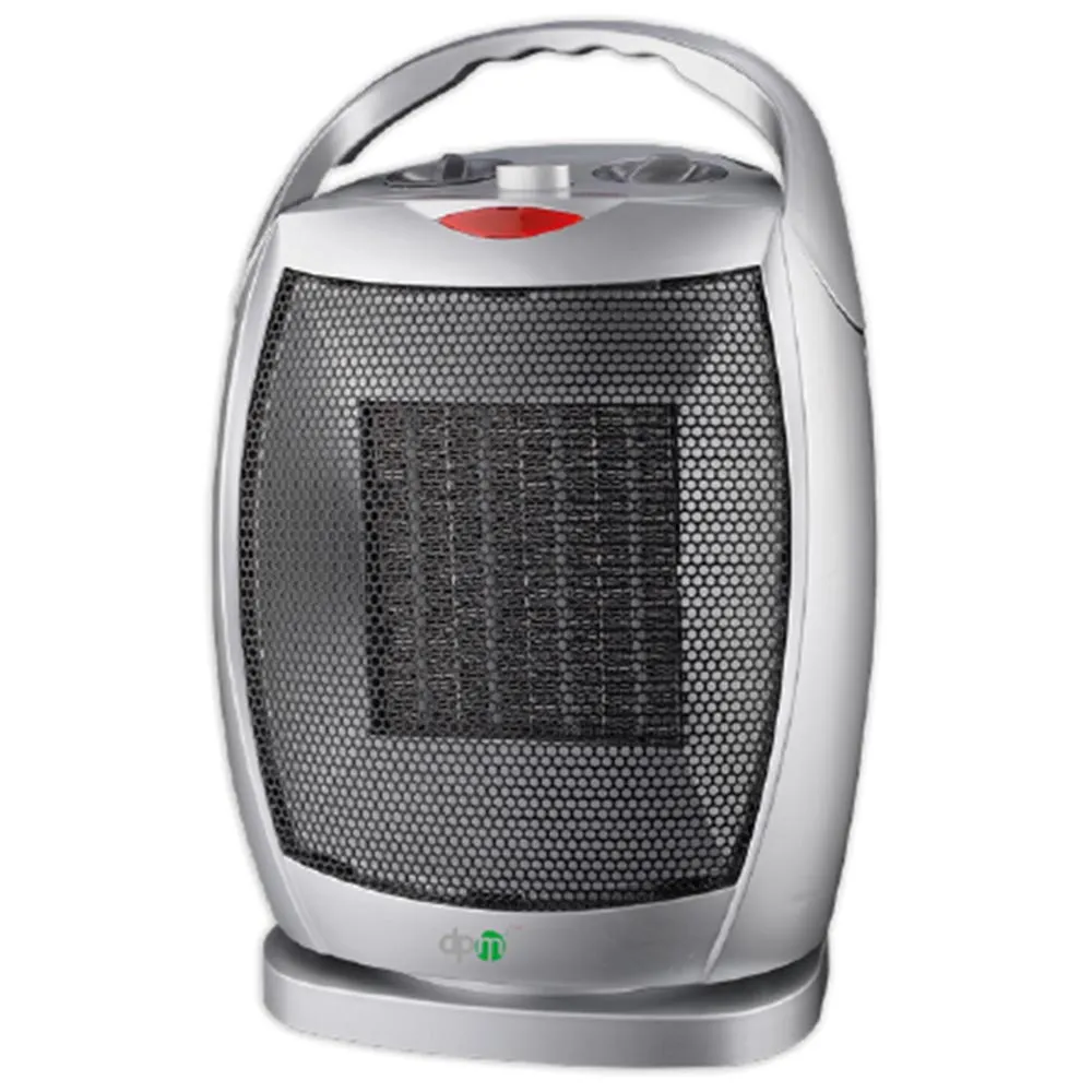 Caldobagno Termoventilatore Stufa Elettrica 1500W 2 Potenze Scalda Bagno Silver