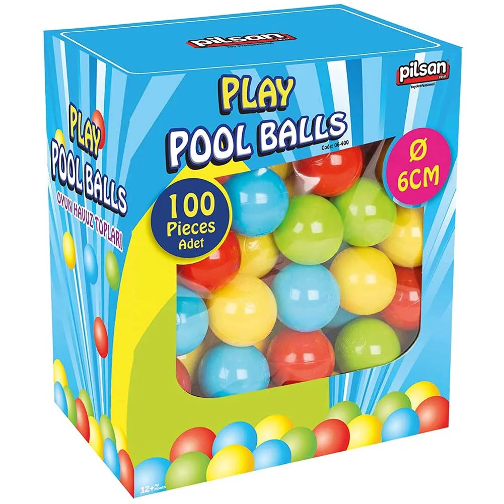 Set 100pz Palline Colorate 6cm Giocattolo Bambini Palle Piscina in Plastica