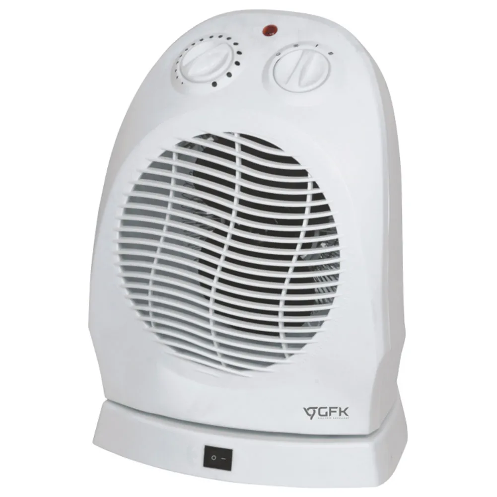 Caldobagno Termoventilatore Stufa Elettrica 2000W Oscillante Scalda Bagno Bianco