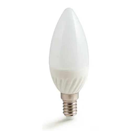 Lampadina LED Forma Candela E14 4W 12SMD 6500K Luce Fredda Extrastar