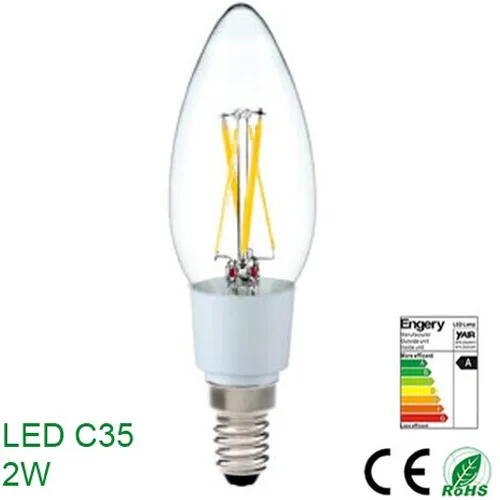 Lampadina Led Risparmio Energetico 2 W E14 Basso Consumo Luce Calda Classe A