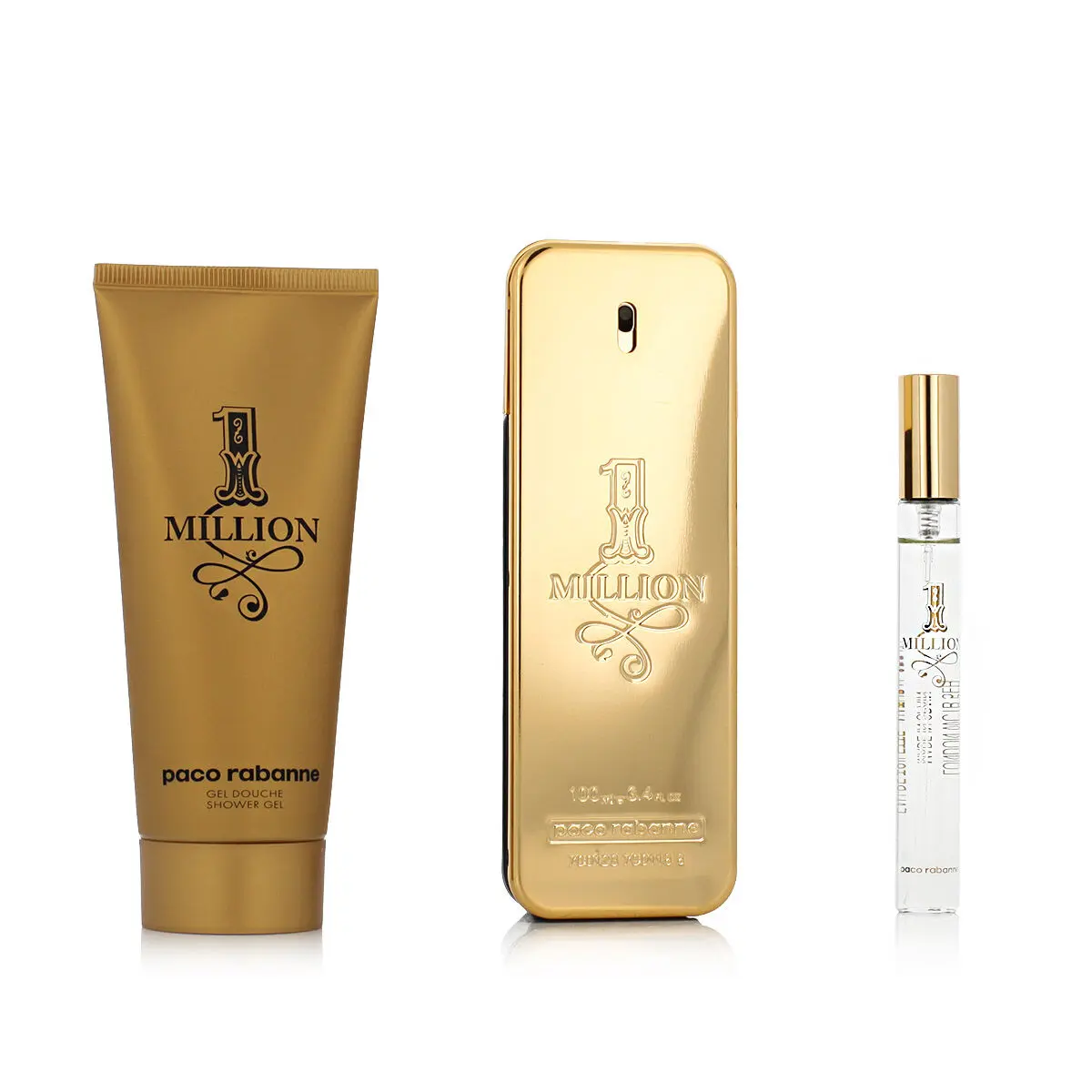 Cofanetto Profumo Uomo Paco Rabanne 1 Million EDT 3 Pezzi