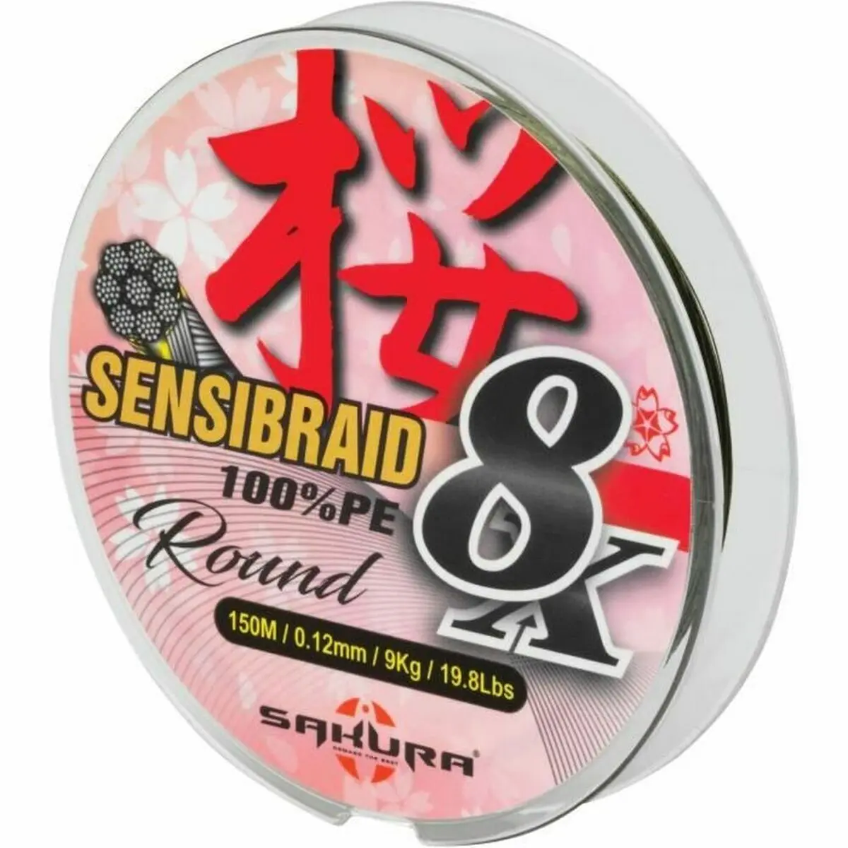 Lenza da pesca SAKURA Sensibraid 8 150 m 0,15 mm