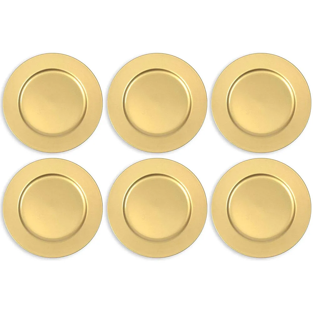 Set 6 Sottopiatti Natalizi Colore Oro Sotto Piatto Natalizio Decorazioni Natale