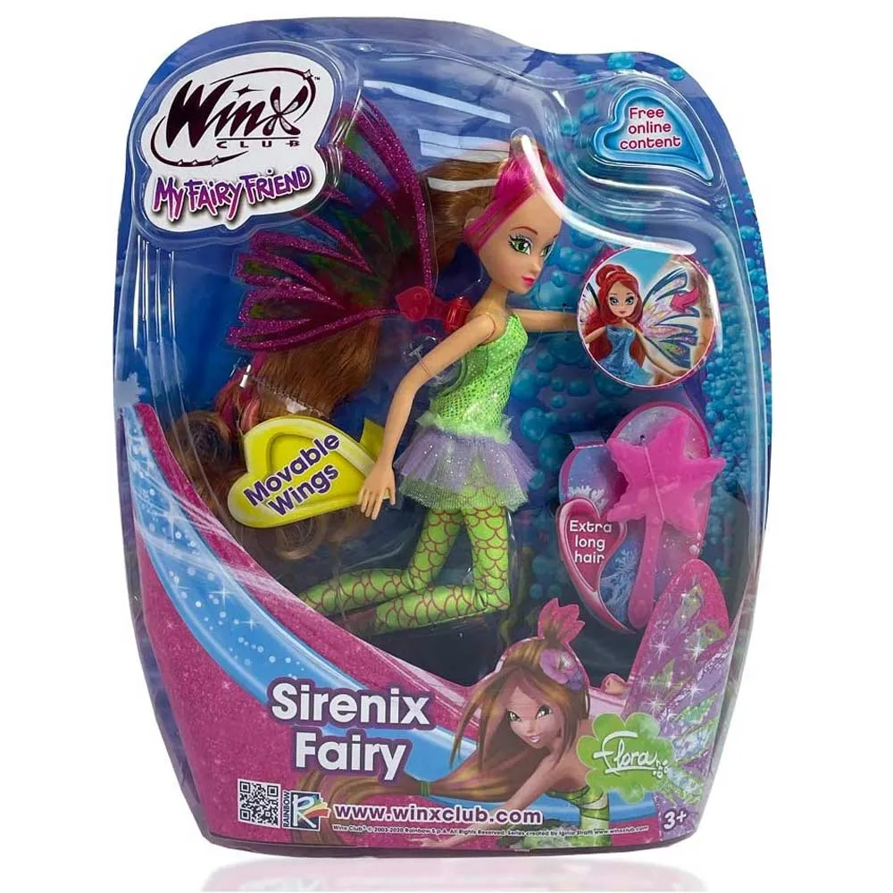 Winx Club Personaggio Bambola Winx Sirenix Fairy Bloom Fatina Altezza 25,4 cm